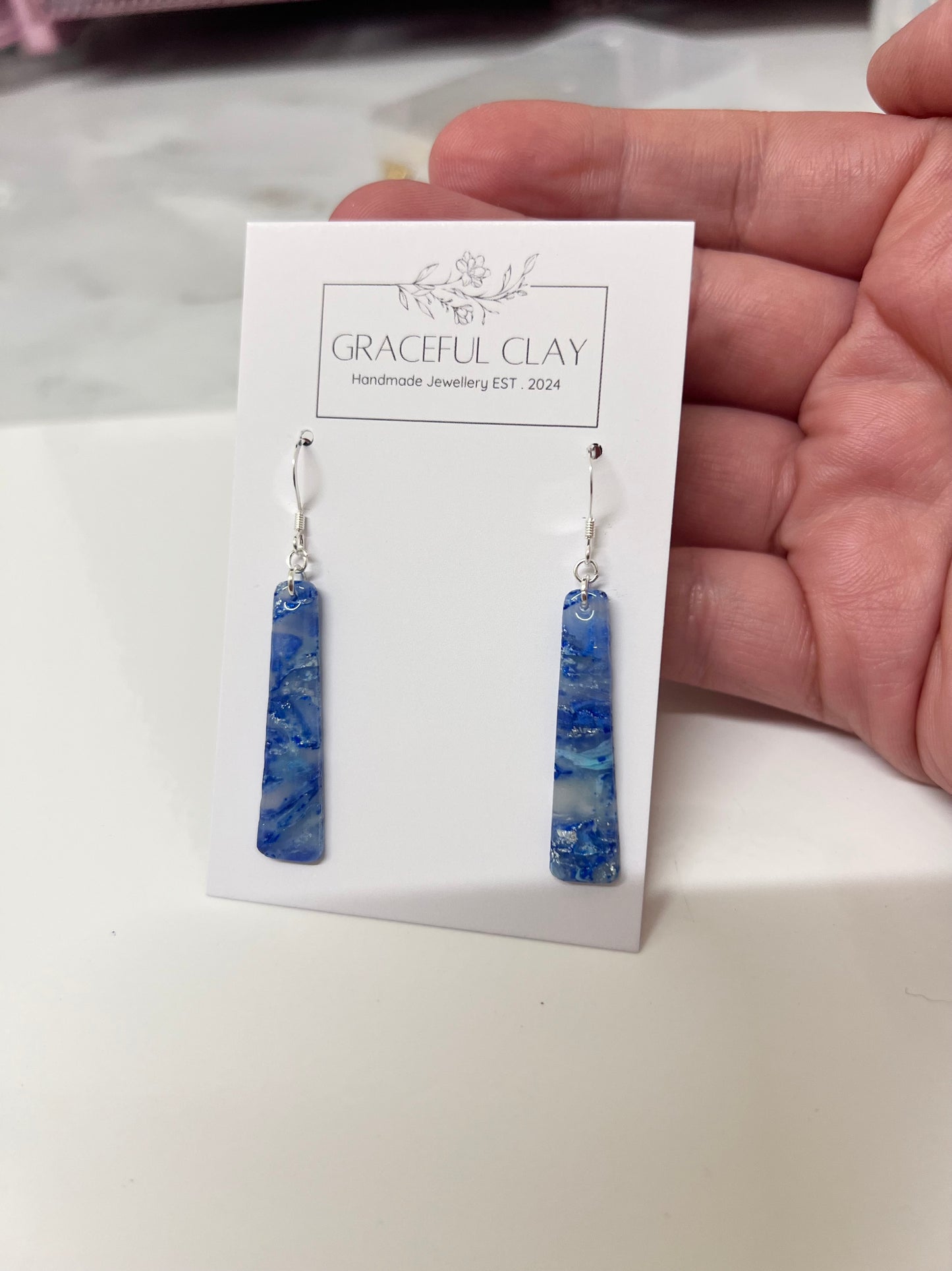 Blue Marble Long Rectangles