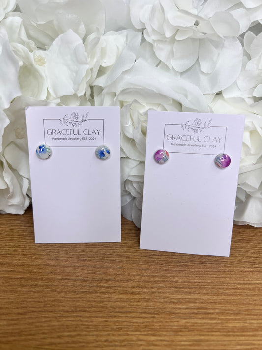 Floral mini studs
