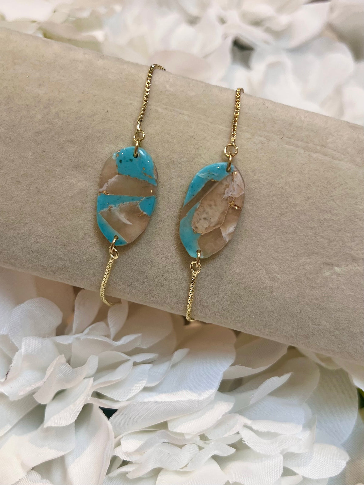 Turquoise slider bracelet