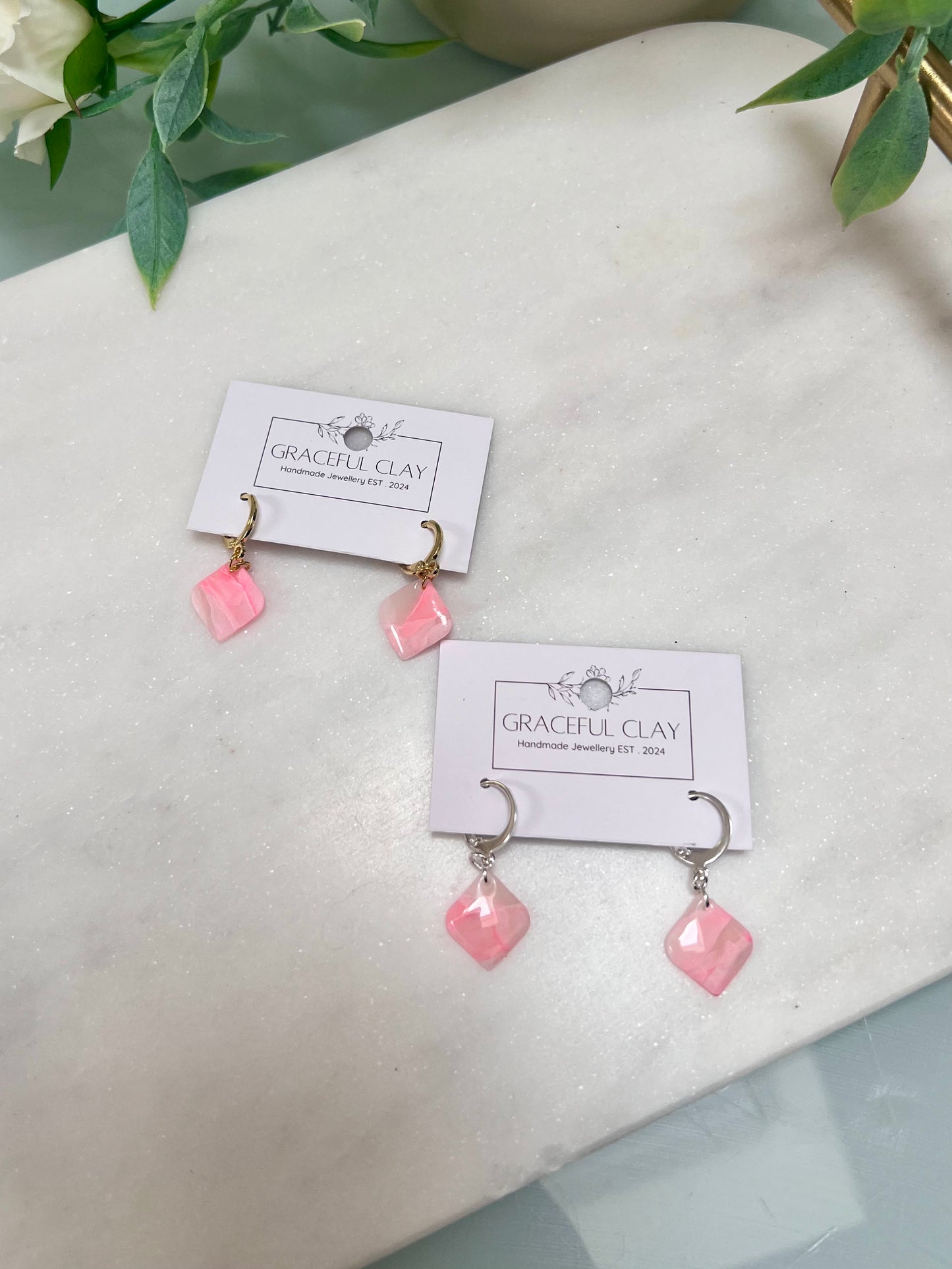 Pink marble Huggies